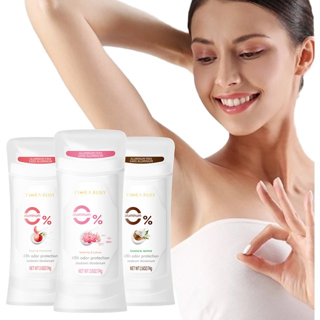Deodorant Women Aluminum Free Antiperspirant Honey Peach Stick 72H Lavender Scent Long Lasting Fragrance Deodorants 74g/2.6 Oz