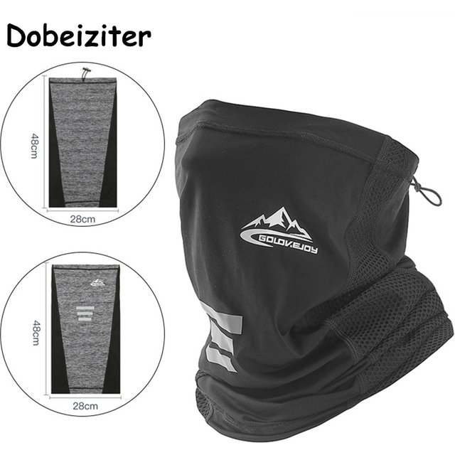 Masque facial de cyclisme absorbant la sueur, respirant, pêche, entraînement, sport, écharpe, cou, été, bandana