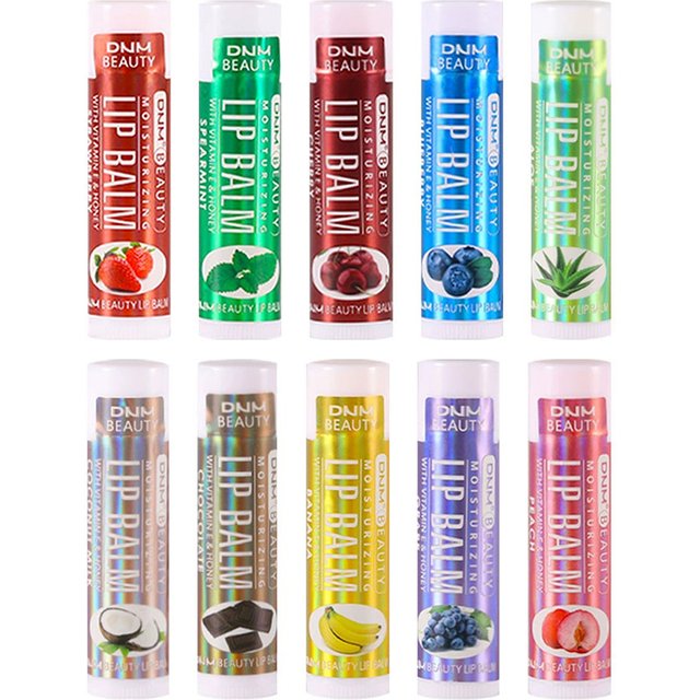 Fresh Fruit Lip Balm Lip Oil Moisturizing Clear Transparent Lipstick Long Lasting Hydrating Lipgloss Cosmetic Lip Gloss Base Gel