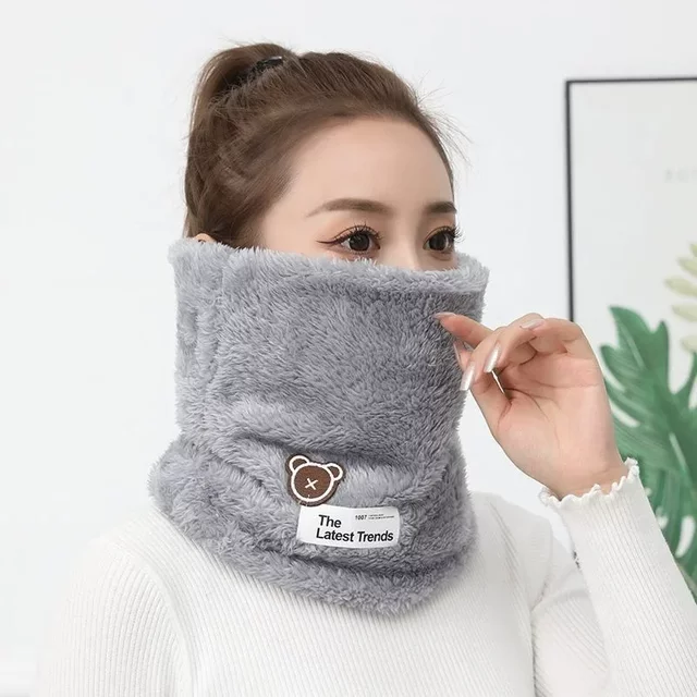 Chauffe-cou épais et masque facial unisexe en polaire chaude, coupe-vent, respirant, masque facial de cyclisme pour la protection contre les temps froids