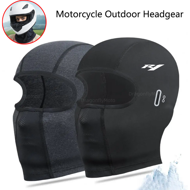 R1 LOGO For YAMAHA YZFR1 YZF R1 Thermal Winter Balaclava Cycling Full Face Mask Warm Outdoor Sports Motorcycle Helmet Liner