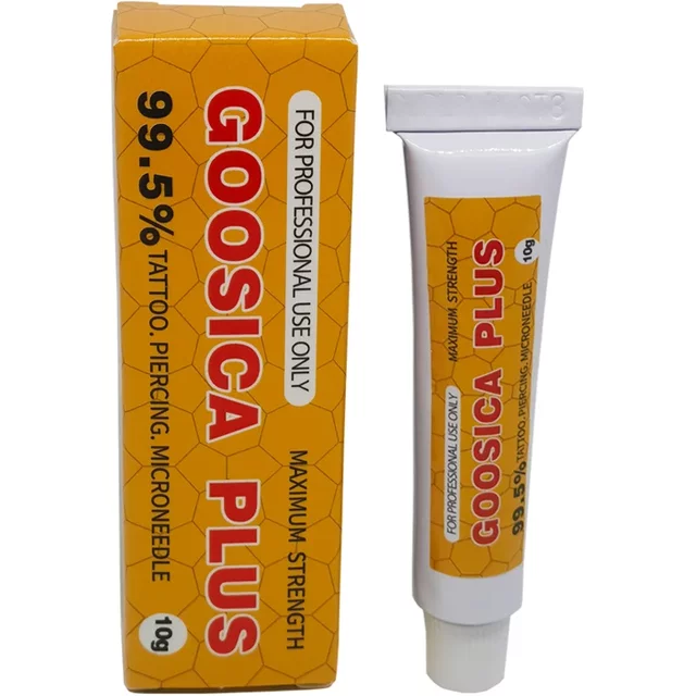 99.5% Goosica plus Tattoo Cream Before Permanent Makeup Microblading Piercing Body Beauty Eyebrow Lips Liner 10g