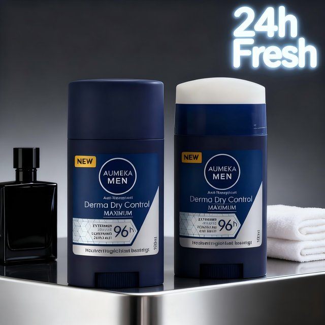 Men's Deodorant Stick, Sweat Resistant, Long-Lasting, Dry, Fragrant, Removes Underarm Odor, Refreshing Stick
