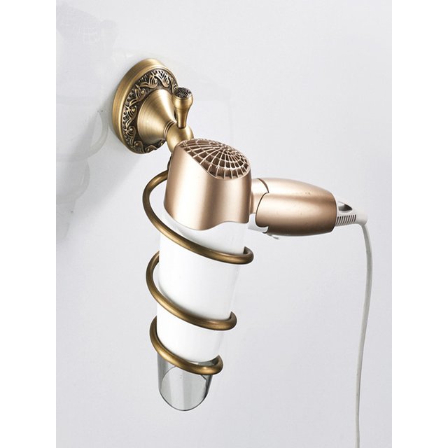 new Hair Dryer Holder Wall Dryer Cradle Straightener Stand Organizer Storage Box Toilet Blower Holder Bathroomatt achment