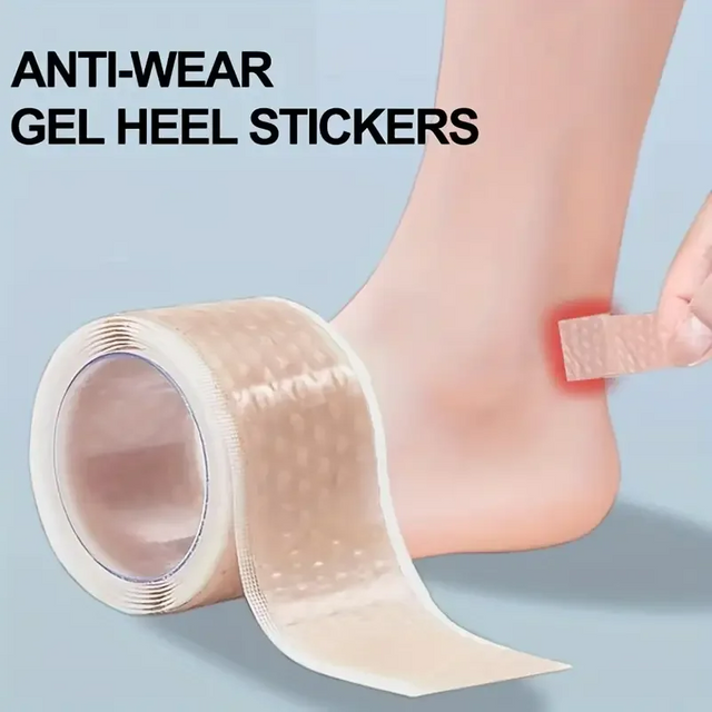 100Cm*4Cm Gel Heel Protector Foot Patches Adhesive Blister Pads Heel Liner Shoes Stickers Relief Plaster Foot Care Cushion Grip