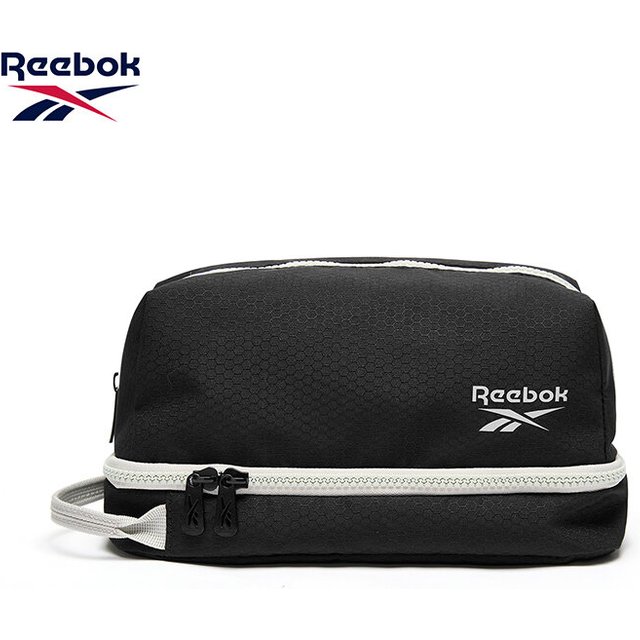 REEBOK Waterproof Lightweight Fitness Men Toiletry Bag Wet Pocket Sport Fitness Travel Kit Make Up Wash Bag