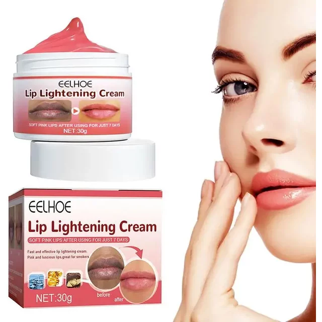 Lip Care Cream Black Dark Smoke Lip Removal Moisturizing Nourish Brighten Fade Lips Line Bleach Anti Crack Lip Lightening Cream
