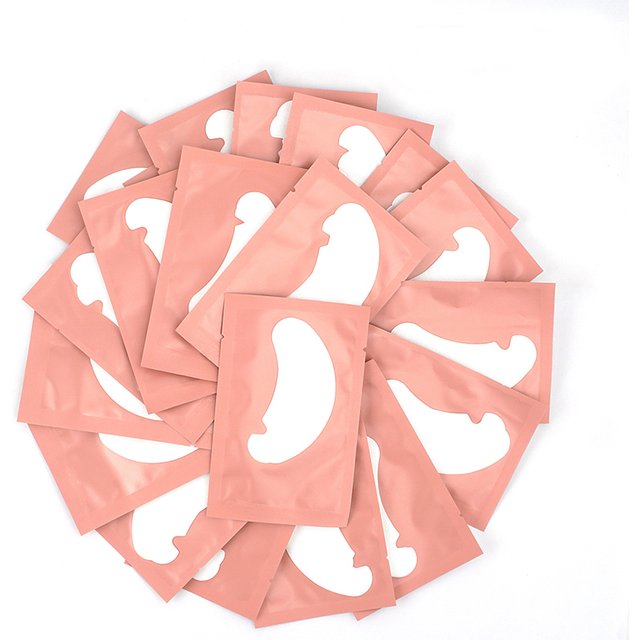 50Pairs Eyelash Extension Eye Patches Under Eyelash Pads for Building Hydrogel Paper Patches Stickers for False Eyelashes Makeup