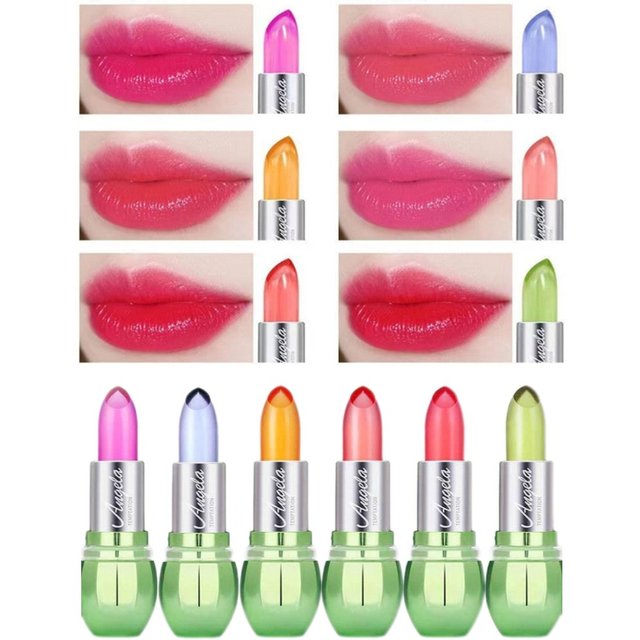 Temperature Change Aloe Vera Lip Balm Natural Lasting Moisturizing Anti-drying Lipstick Refreshing Non-sticky Lips Care Cosmetic