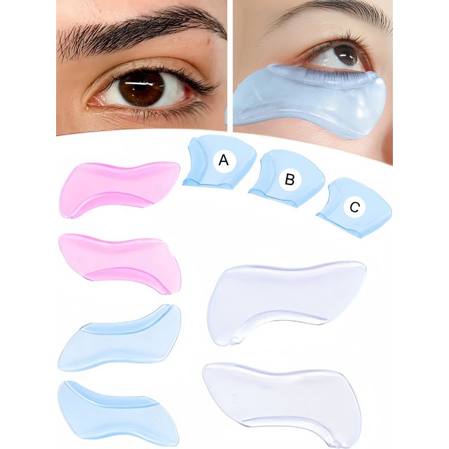 Libeauty 3 Pairs Under Eye Pads Soft Lash Lift Pads Extreme Eyelash Curler Reusable For Lower Lash Perm Makeup Beauty Tool