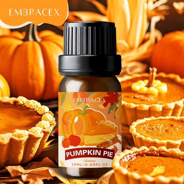 Huiles parfumées à la tarte à la citrouille 10 ml, rafraîchisseur d'air pour voiture, pour diffuseurs d'arômes.