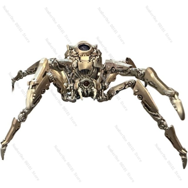 Mechanical Spider Figurehead with Movable Black Widow Handle,High-quality EDC Desktop Decoration for Stress Relief