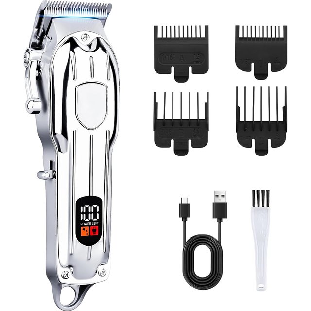Hair Clippers Beard Trimmer for men, Professional Electric Hair Clipper Set Cordless Hair Trimmer for Family,Gifts for men