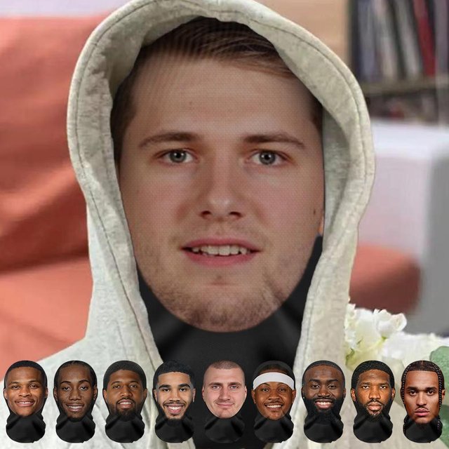 Masque facial complet imprimé en 3D pour hommes et femmes, coiffure de jeu de rôle, mode Hip Hop,