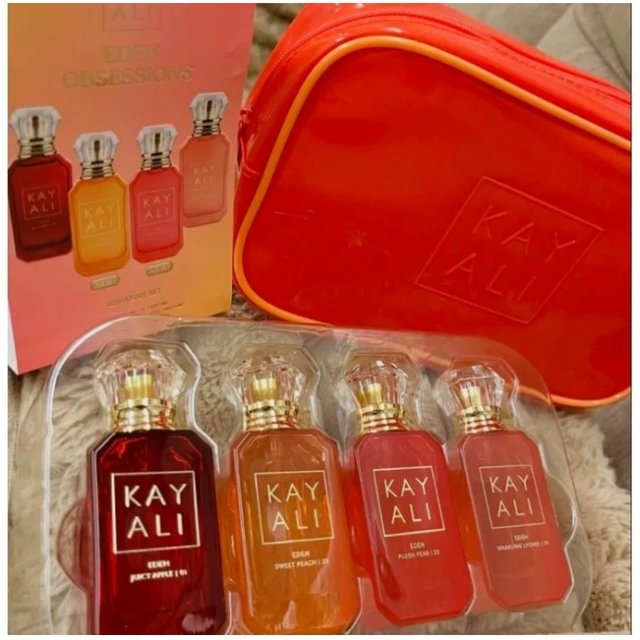 KAYALI Perfume Gift Set Unisex Eau de parfum 4x10ml Long Lasting Fruity Floral Sweet Luxury Mini Fragrance Collection Scents