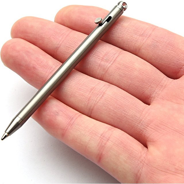 Mini stylo Portable en titane, Gadget EDC, personnalité extérieure, stylo de Signature créatif