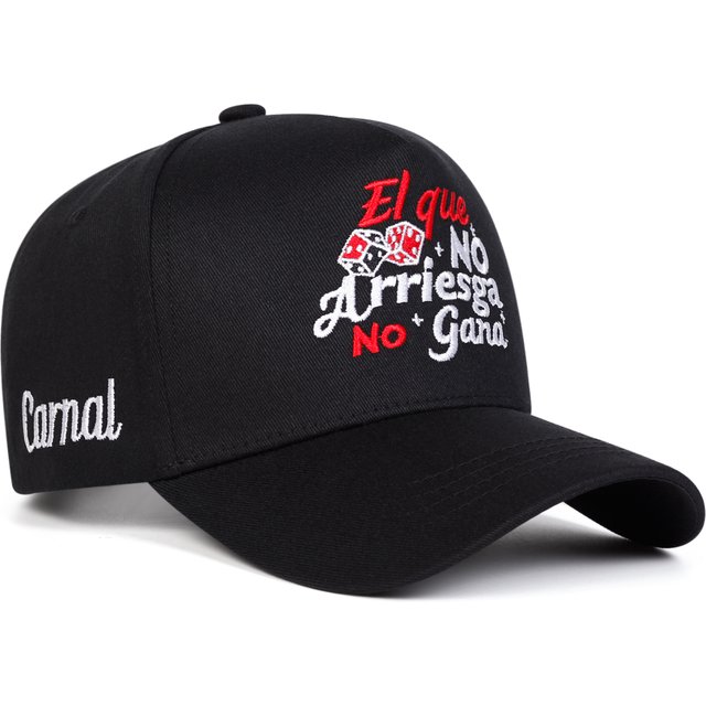 Unisex EL QUE NO ARRIESGA NO GANA Embroidery Baseball Caps Spring Autumn Outdoor Adjustable Casual Hats Sunscreen Hat Sports Cap