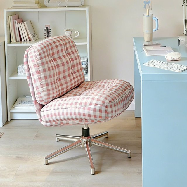 Computer Office Chair Household Girls Bedroom Makeup Chair Study Rotatable Living Room Furniture Classice Lazy Chair Leisure