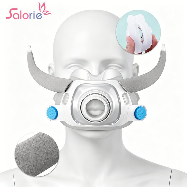 CPAP Accessories Face Mask For AirFit F40 Auto CPAP Respirator Sleep Aid Apnea Cushion Replacement Mask Anti Snoring with Frame