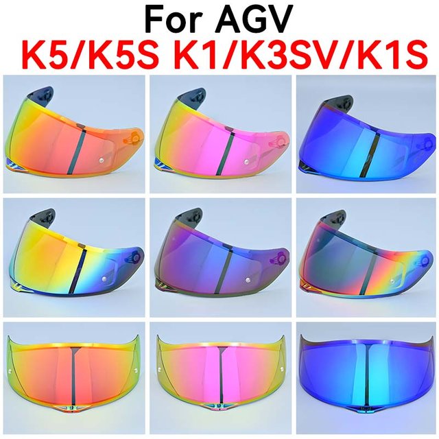 K5 Helmet Visor Shield for AGV K3SV K1 K5 K5S High Strength Sunscreen Capacete Windshield Uv-cut Lens Casco Moto Accessories