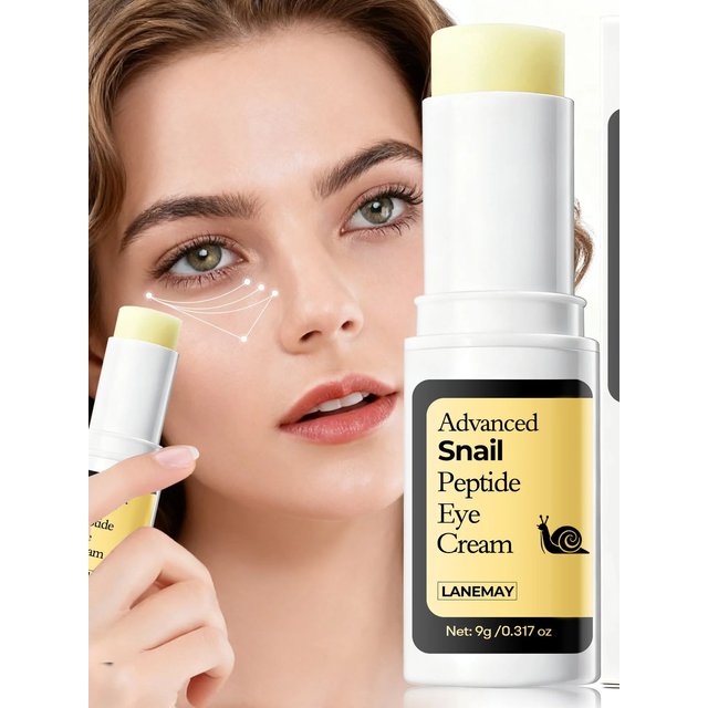 Lanemay Snail Eye Cream Eye Cream Anti Wrinkle Dark Circles Remover Eye Bags Puffiness Treatment Fade Fine Lines Moisturizing