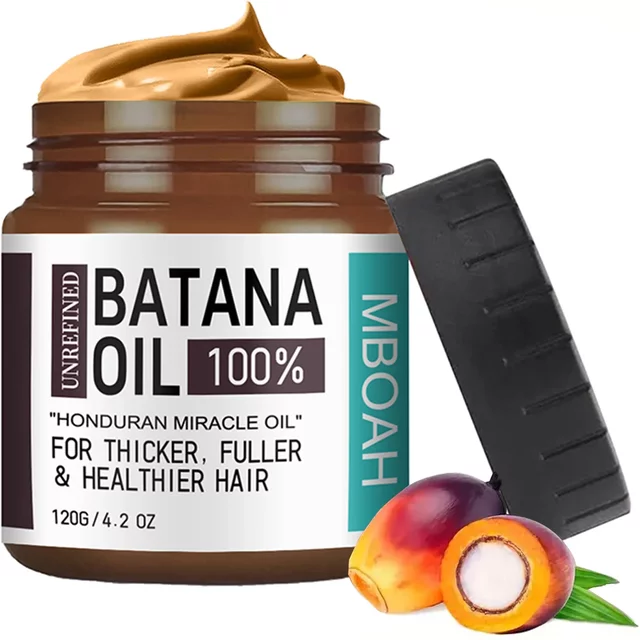 100% Batana Oil from Honduras - Get Fuller, Thicker, Healthier Hair - Great Men Conditioner Haircare Silky - Hair Nutrition Oil