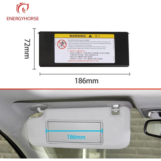 Sun Visor Shade Mirror Cover Replacement Interior Makeup Mirror Cover For Opel Insignia 2010 2011 2012 2013 2014