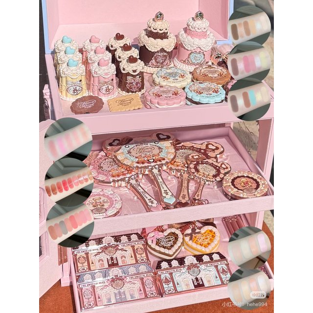 THE SWEETIE BEAR COLLECTION Makeup Kit Gift Set Flowerknows All In One Shimmer Eye Shadows Palette Blushes Lip Jelly Mystery Box