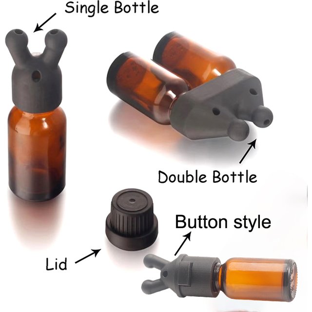 Leakproof Mini Essential Oil Inhaler Bottle Aroma Perfume Inhaler Dispenser Portable Aromatherapy Tool