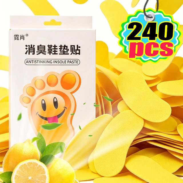 Wholesale Shoes Odor Remover Deodorant Patch Lemon Athlete's Foot Soothing Insole Sticker Antibacterial Antiperspirant Foot Care