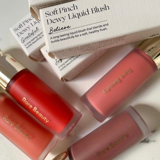 Rare Beauty Soft Pinch Tinted Lip Oil Stain Lip Gloss Delight Hope Happy Wonder Liquid Blush Makeup Cosmetics Face Eye Blusher