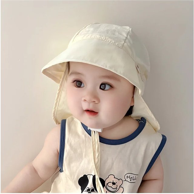 Quick-drying Baby Sun Hat Outdoor Wide Brim Beach Bucket Hat Summer UV Protection Kids Boys Girls Sunscreen Caps