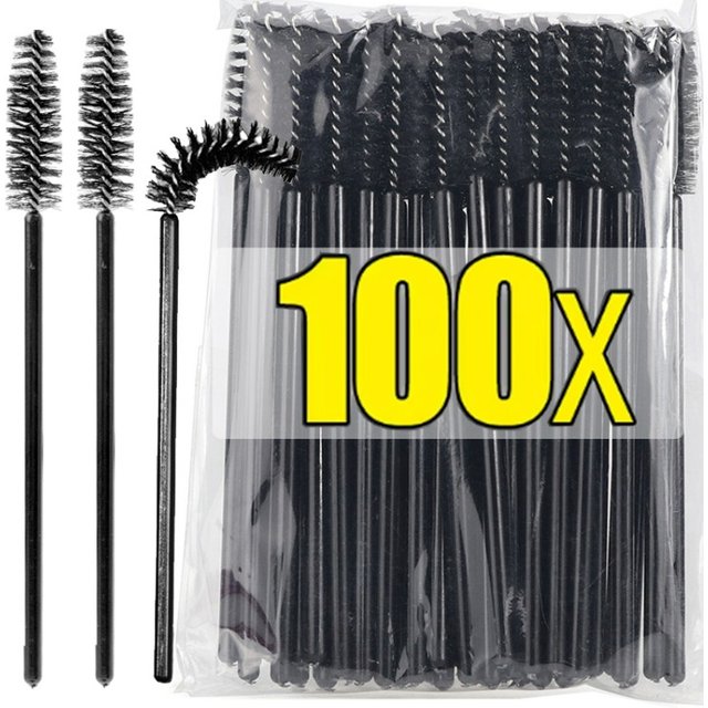 100PCS Disposable Eyelash Brushes Eyebrow Perm Makeup Brush Comb Eyelashes Extension Brow Lift Tools Mascara Wands Applicator
