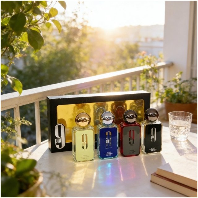 AFNAN 4PCS Perfume Set 30ml Unisex Eau de parfum Long Lasting Fresh Sweet Woody Aromatic Fragrance Collection Luxury Mini Gift