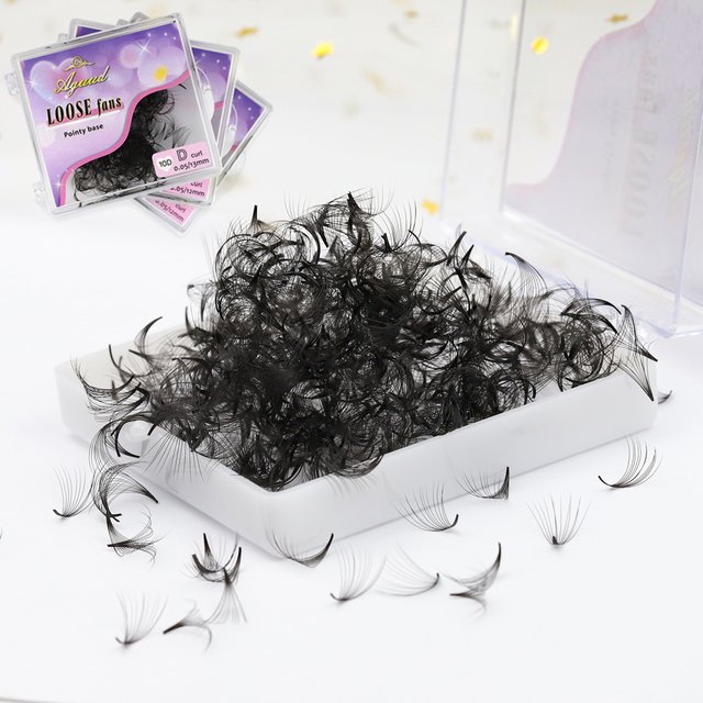 Aguud fine pointe base rouleau préfabriqué lâche secteur Mascara 3D 4D 5D 6d en vrac russe rouleau faux Mascara lâche secteur Mascara en gros