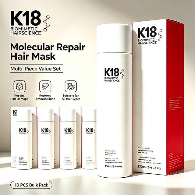 K18 3/5/10PCS Wholesale 150ml Leave-In Molecular Repair Hair Mask Deep Conditioning Keratin Soft Hair Smoothing Healthy HairCare