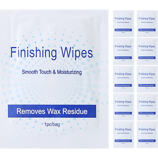 30 Pcs Hair Removal Wax Cleaning Oil after Wipes Remover Wet Makeup Hand before Soothing