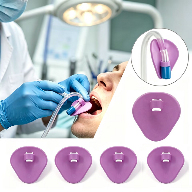 High Pressure Sterilization Dental Suction Tube Set, Oral Care Tools, Saliva Outlet, with Tube Locator