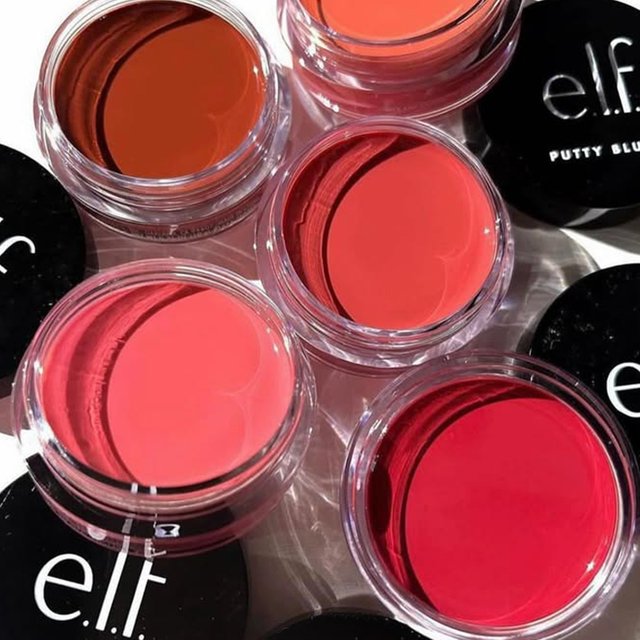 E.l.f Hot Brand Putty-to-powder Blush Velvet Texture Lightly and Obediently Cream Blush Semi Matte Natural Powder Makeup Effect