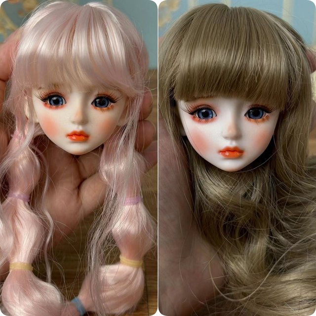 Sweet Doll DIY 1/6 BJD Doll Head Handmade Makeup 30cm Doll Girls Dolls Toy Birthday Gift