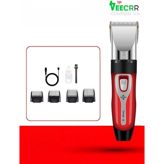 Rechargeable Cordless Hair Clipper With Low Noise Adjustable Length Perfect Home Haircut Personal Grooming Use▪