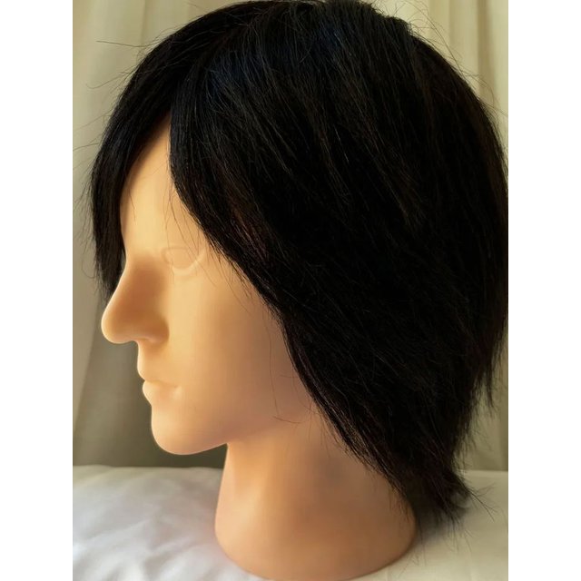 Mannequin Head 100% Human Hair For Hair Stylists Practice Trimming Makeup Manikin Practice Doll Head For Hair Styling