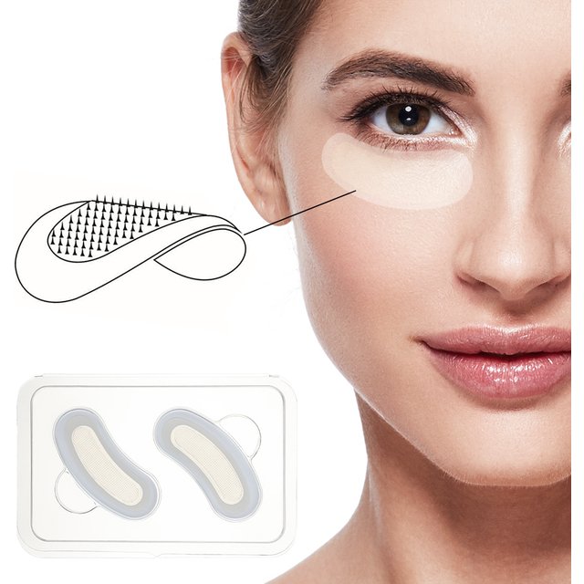 Hyaluronic Acid Microneedle Eye Patches Mask For Anti Aging Dark Circles Moisturizing Under Eye Gel Pads Skin Care