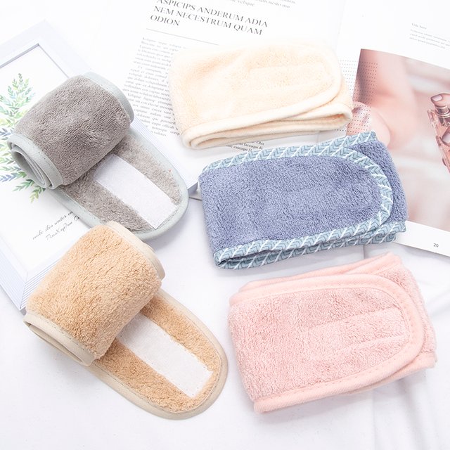 Femmes réglable SPA bandeau Facial bain maquillage bandeau de cheveux bandeaux pour le lavage du