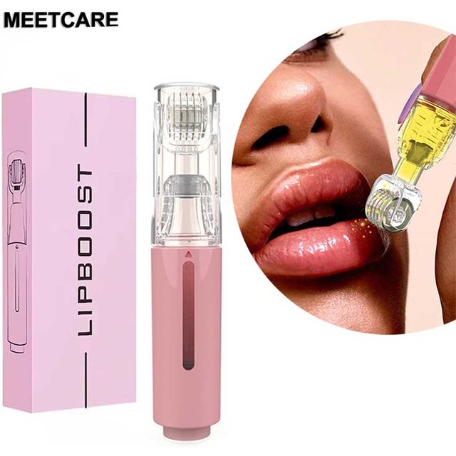 105 Titanium Needle Derma Roller Lip Boost Microneedle Dermaroller for Lip Beard Hair Care Face Massage Beauty 0.25mm