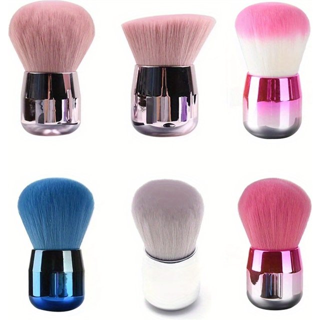 1PCS Professionals Nails Art Mushroom Brush Round Paint Gel Dust Cleaning Make Up Brush Manicure Accessories equipment Tools