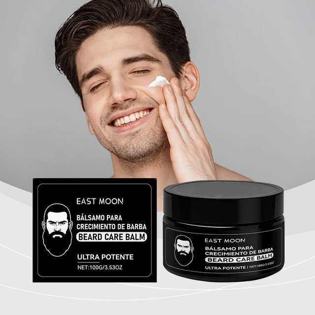 100g Beard Growth Balm,Ultra Potent Beard Stimulating Balm Moisturizes Strengthens Beard Cream Beard Cosmetics for men