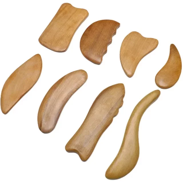 Outil de Massage corporel en bois parfumé, réflexologie des pieds, Acupuncture, masseur thaïlandais, thérapie à rouleaux, méridiens, déchets, soins de santé lymphatiques