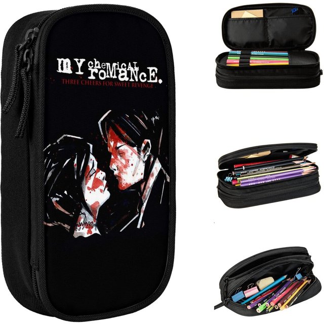 MY CHEMICAL ROMANCE Pencil Cases Pen Bag Student Large Storage School Supplies Cosmetic Pencilcases