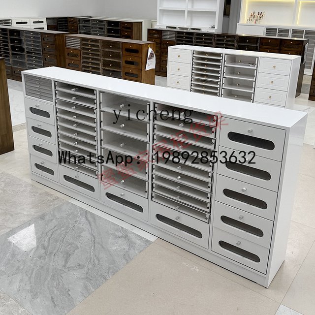 HH Storage Display Cabinet Nail Polish Organizer Color Board Product Nail Salon Storage Cabinet